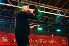 10.12.2023, Herten, Seba Live beim Wintertreff. Bild: Der Rapper Seba trat beim Wintertreff in Herten auf. - Foto: Björn Koch